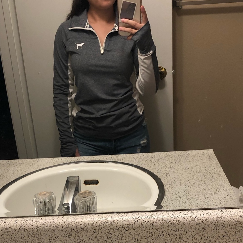PINK ultimate quarter zip